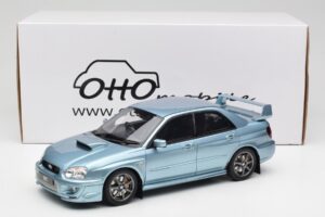 Subaru Impreza WRX STi WR1 GD P. Solberg Edition Ice Blue Metallic Otto 1:18 OT1114 Смола — снимка 6 от 6