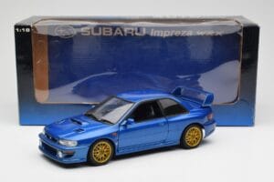 Subaru Impreza WRX Type R Син AUTOart 1:18 78612 Метал — снимка 8 от 8