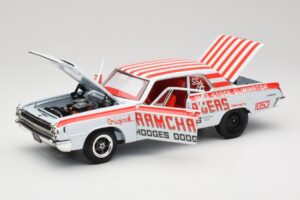 Dodge 330 Super Stock Ramchargers NHRA 1964 Highway 61 1:18 50044 Метал — снимка 2 от 8