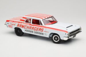 Dodge 330 Super Stock Ramchargers NHRA 1964 Highway 61 1:18 50044 Метал — снимка 6 от 8
