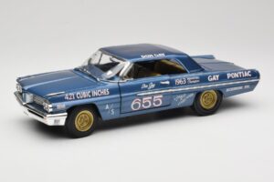 Pontiac Catalina Super Duty Super Stock #655 Синьо 1962 Auto World 1:18 AW201/06 Метал