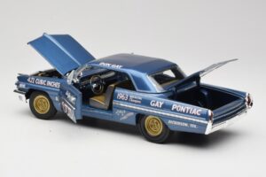 Pontiac Catalina Super Duty Super Stock #655 Синьо 1962 Auto World 1:18 AW201/06 Метал — снимка 5 от 8