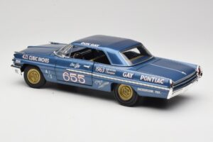 Pontiac Catalina Super Duty Super Stock #655 Синьо 1962 Auto World 1:18 AW201/06 Метал — снимка 7 от 8