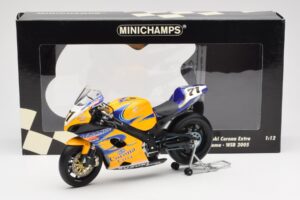 Suzuki GSX-R 1000 Team Alstare Corona Extra Y. Kagayama WSB 2005 Minichamps 1:12 122052271 Метал — снимка 6 от 6