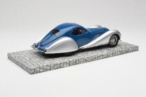 Talbot-Lago T150 C-SS Coupe Син Сребрист Minichamps 1:18 107117122 Смола — снимка 2 от 6