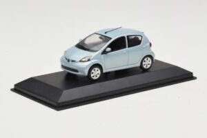 Toyota Aygo Light Blue Metallic Minichamps 1:43 TOYOTA012 Метал — снимка 2 от 4