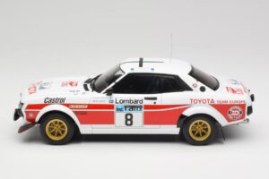 Toyota Celica 2000 GT RA21 #8 H. Mikkola / A. Hertz RAC Rally 1977 IXO 1:18 18RMC189A Метал — снимка 3 от 6