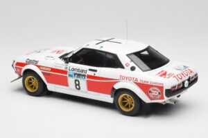 Toyota Celica 2000 GT RA21 #8 H. Mikkola / A. Hertz RAC Rally 1977 IXO 1:18 18RMC189A Метал — снимка 5 от 6
