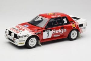Toyota Celica Twin-Cam Turbo Team Belga #1 J. Kankkunen / F. Gallagher Haspengouw Rally 1995 Otto 1:18 OT1143 Смола