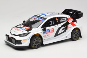 Toyota GR Yaris Rally1 #5 Toyota Gazoo Racing WRT S. Pajari / E. Malkonen Rally Finland 2024 IXO 1:18 18RMC217 Метал