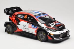 Toyota GR Yaris Rally1 #69 Toyota Gazoo Racing WRT K. Rovanpera / J. Halttunen Rally Finland 2024 IXO 1:18 18RMC218 Метал — снимка 4 от 6