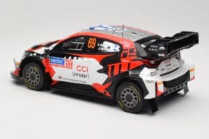 Toyota GR Yaris Rally1 #69 Toyota Gazoo Racing WRT K. Rovanpera / J. Halttunen Rally Finland 2024 IXO 1:18 18RMC218 Метал — снимка 5 от 6