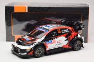Toyota GR Yaris Rally1 #69 Toyota Gazoo Racing WRT K. Rovanpera / J. Halttunen Rally Finland 2024 IXO 1:18 18RMC218 Метал — снимка 6 от 6