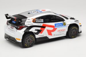 Toyota GR Yaris Rally2 #37 Y. Yamamoto Rally Finland 2024 IXO 1:18 18RMC212A Метал — снимка 2 от 6