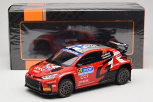 Toyota GR Yaris Rally2 #39 J-M. Latvala / E. Mälkönen Rally Finland 2024 IXO 1:18 18RMC211 Метал — снимка 6 от 6