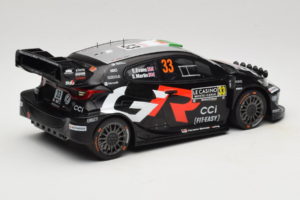 Toyota GR Yaris WRC #33 E. Evans / S. Martin Rally Monte Carlo 2025 IXO 1:18 18RMC229B Метал — снимка 2 от 6