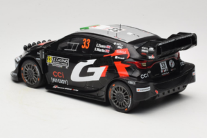 Toyota GR Yaris WRC #33 E. Evans / S. Martin Rally Monte Carlo 2025 IXO 1:18 18RMC229B Метал — снимка 5 от 6