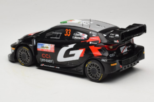 Toyota GR Yaris Rally1 #33 E. Evans / S. Martin Rally Japan Winner 2024 IXO 1:18 18RMC227 Метал — снимка 5 от 6