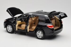 Toyota Highlander XU40 Черен Paudi Model 1:18 2043612-B1 Метал — снимка 5 от 8