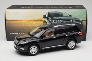 Toyota Highlander XU40 Черен Paudi Model 1:18 2043612-B1 Метал — снимка 8 от 8