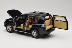 Toyota Land Cruiser Prado J150 Черен Paudi Model 1:18 623132-BK Метал — снимка 5 от 8