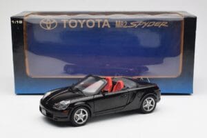 Toyota MR2 Spyder W30 Черен LHD AUTOart 1:18 78714 Метал — снимка 8 от 8