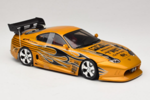 Toyota Supra A80 Златен Tunerz Edition Hot Wheels 1:18 B6091 Метал — снимка 5 от 7