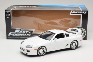 Toyota Supra Mk4 Бял Fast & Furious Jada 1:18 97509 Метал — снимка 6 от 6