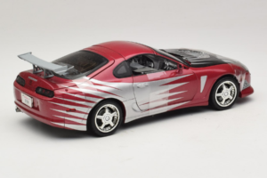 Toyota Supra A80 Fast & Furious Лилав Сребрист ERTL 1:18 33708 Метал — снимка 2 от 6