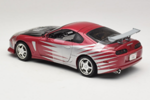 Toyota Supra A80 Fast & Furious Лилав Сребрист ERTL 1:18 33708 Метал — снимка 5 от 6