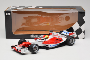 Toyota TF105 #17 R. Schumacher Panasonic Toyota Racing 2005 Minichamps 1:18 100050017 Метал — снимка 7 от 7