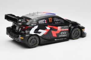 Toyota GR Yaris Rally1 #17 S. Ogier / V. Landais Rally Monte Carlo 2024 IXO 1:18 18RMC196 Метал — снимка 2 от 6