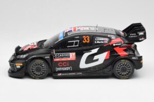 Toyota Yaris Rally1 WRC #33 E. Evans / S. Martin Rally Monte Carlo Night Version 2024 IXO 1:18 18RMC197 Метал — снимка 3 от 6