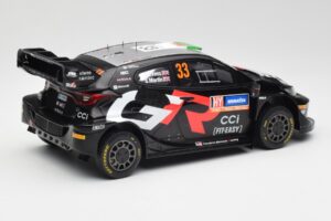 Toyota Yaris Rally1 WRC #33 E. Evans / S. Martin Rally Sweden 2024 IXO 1:18 18RMC200 Метал — снимка 2 от 6