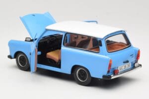 Trabant 601 Комби Син Sun Star 1:18 4272 Метал — снимка 5 от 8
