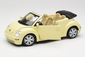 Volkswagen Beetle Кабриолет Жълт Gate 1:18 VW24108 Метал — снимка 2 от 8