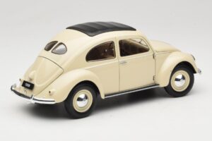 Volkswagen Beetle Type 1 Classic Бял Welly 1:18 18040W Метал — снимка 3 от 8