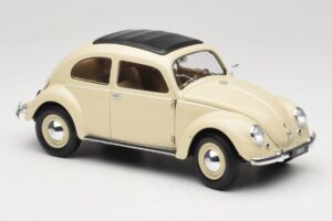 Volkswagen Beetle Type 1 Classic Бял Welly 1:18 18040W Метал — снимка 6 от 8