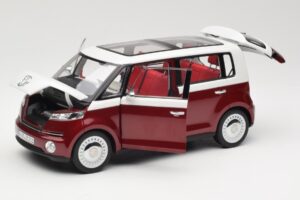 Volkswagen Bulli Minibus Concept Червен & Бял Norev 1:18 7E9099203BL9 Метал — снимка 2 от 8