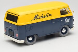 Volkswagen T1 Combi Michelin Черен & Жълт Solido 1:18 9406 Метал — снимка 3 от 8