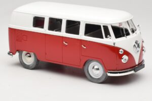 Volkswagen Combi T1 Червен & Бял Solido 1:18 8031 Метал — снимка 6 от 8
