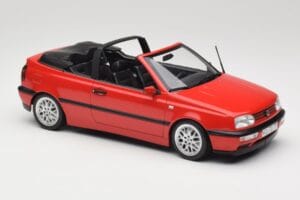 Volkswagen Golf Кабриолет Mk3 Червен Norev 1:18 188433 Метал — снимка 4 от 6