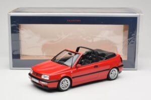 Volkswagen Golf Кабриолет Mk3 Червен Norev 1:18 188433 Метал — снимка 6 от 6