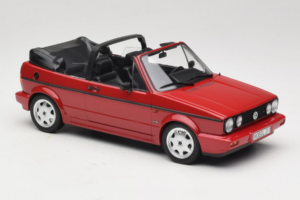 Volkswagen Golf Mk1 Кабриолет Червен Norev 1:18 188626 Метал — снимка 4 от 6