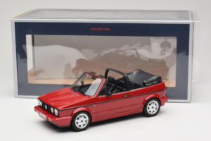Volkswagen Golf Mk1 Кабриолет Червен Norev 1:18 188626 Метал — снимка 6 от 6