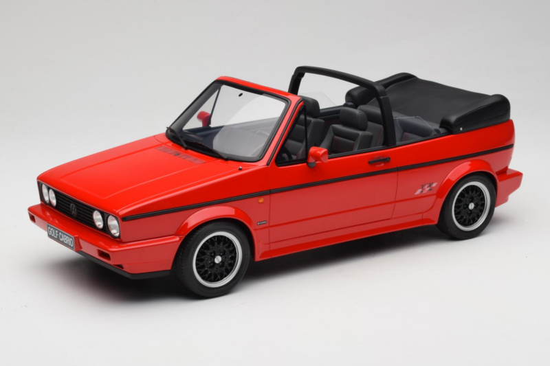 Volkswagen Golf Mk1 Кабриолет Sportline Червен Otto 1:12 G095 Смола