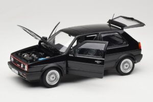 Volkswagen Golf GTI Mk2 Черен Norev 1:18 188444 Метал — снимка 2 от 8