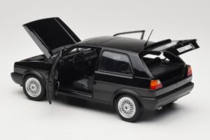 Volkswagen Golf GTI Mk2 Черен Norev 1:18 188444 Метал — снимка 5 от 8