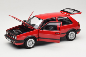 Volkswagen Golf GTI Mk2 Червен Norev 1:18 188438 Метал — снимка 2 от 8