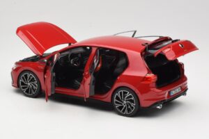 Volkswagen Golf GTI Mk8 Tornado Red Norev 1:18 188595 Метал — снимка 5 от 8